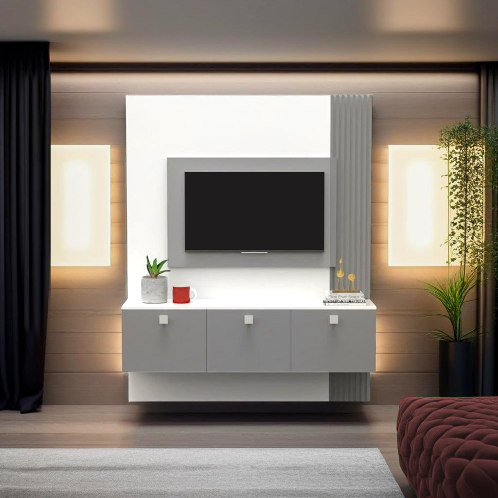 Mega 1800 Tv Stand - Engineered Wood Tv Cabinet For Living Room