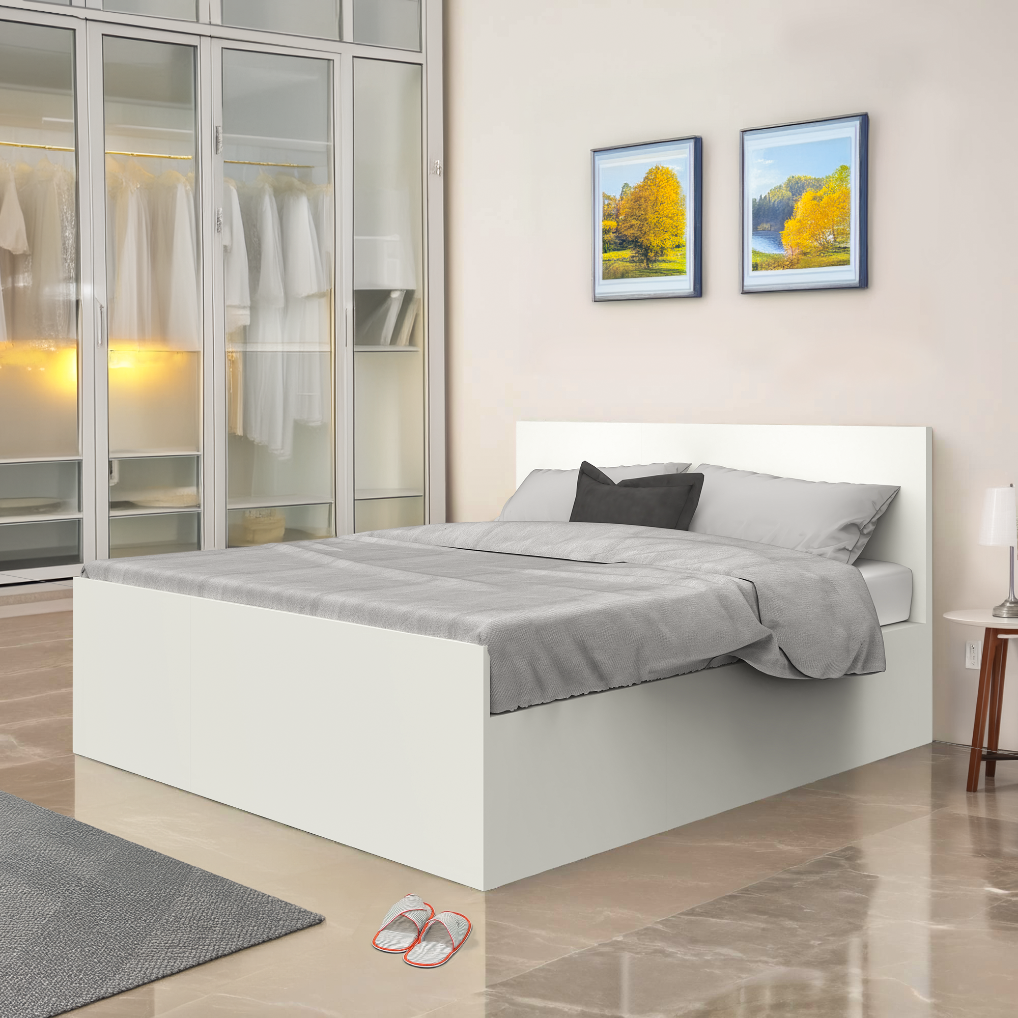 Ultrafresh Majesty Queen Size Bed With Storage
